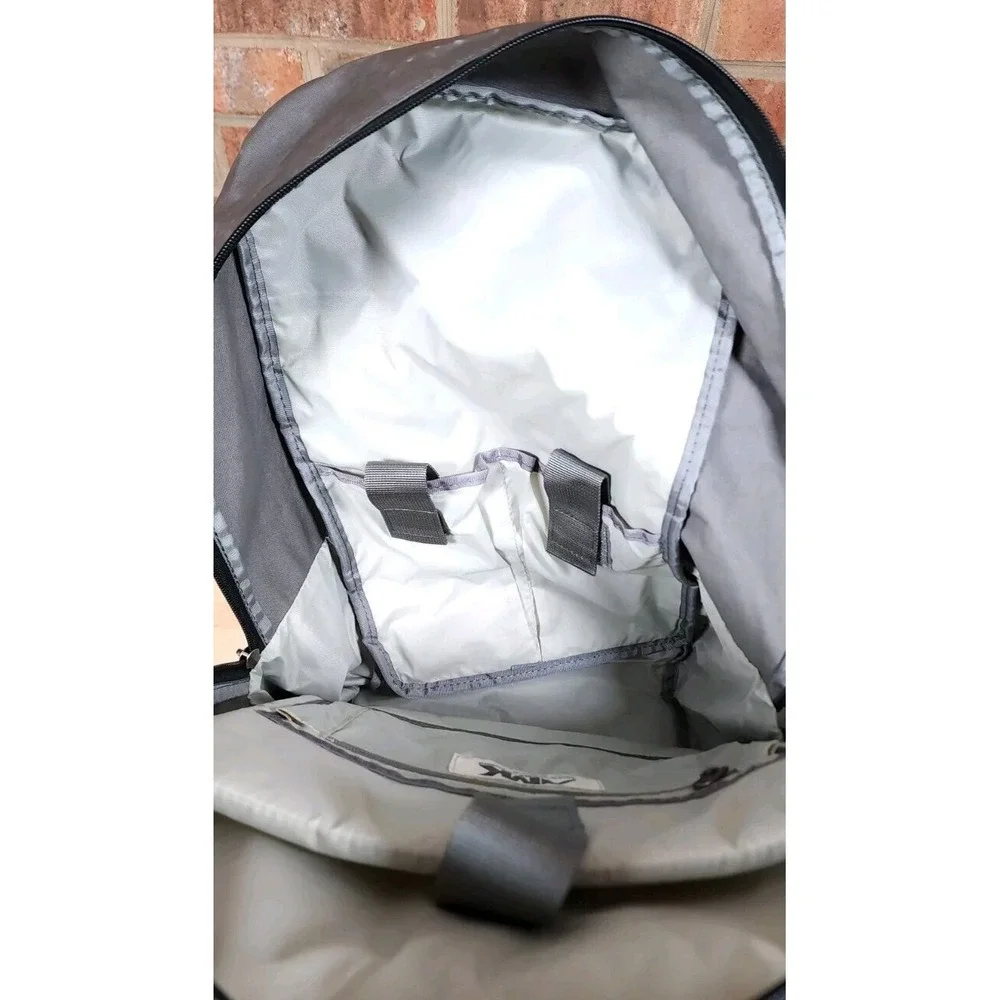 Mountain Khakis MK Flap Over Backpack Travel Laptop Bag Travel Gray